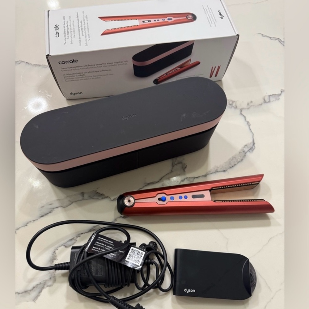 Dyson - Corrale Hair Straightener - Strawberry Bronze/Blush Pink - Like New!